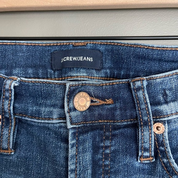 J. Crew Vintage Straight Jeans Medium Wash Blue Size 26 Distressed Comfortable - Picture 7 of 16